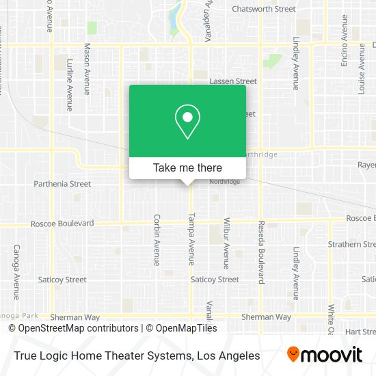 True Logic Home Theater Systems map
