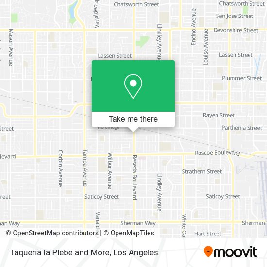 Mapa de Taqueria la Plebe and More