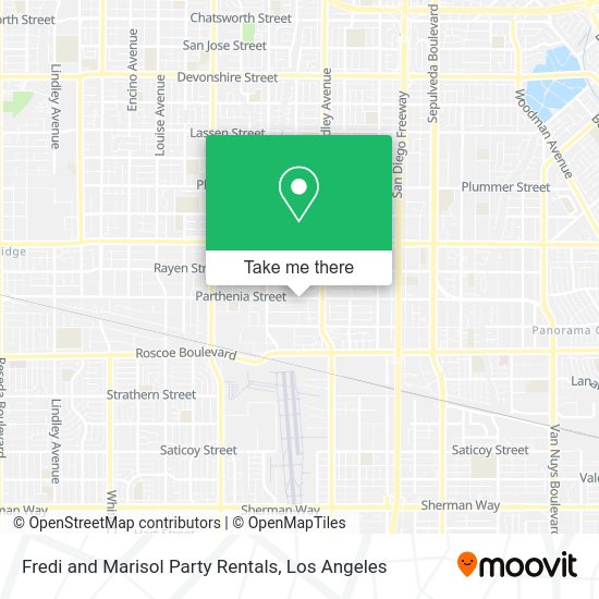 Fredi and Marisol Party Rentals map
