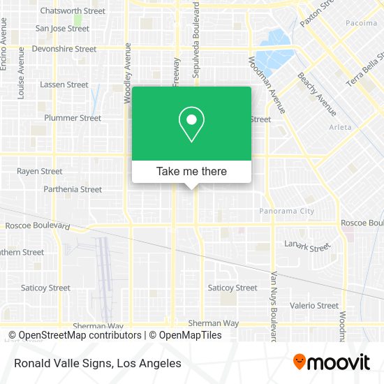 Ronald Valle Signs map