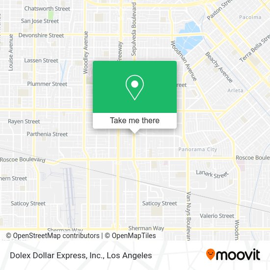 Mapa de Dolex Dollar Express, Inc.