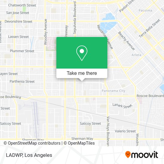Mapa de LADWP