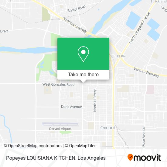 Popeyes LOUISIANA KITCHEN map