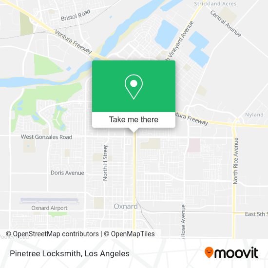 Mapa de Pinetree Locksmith
