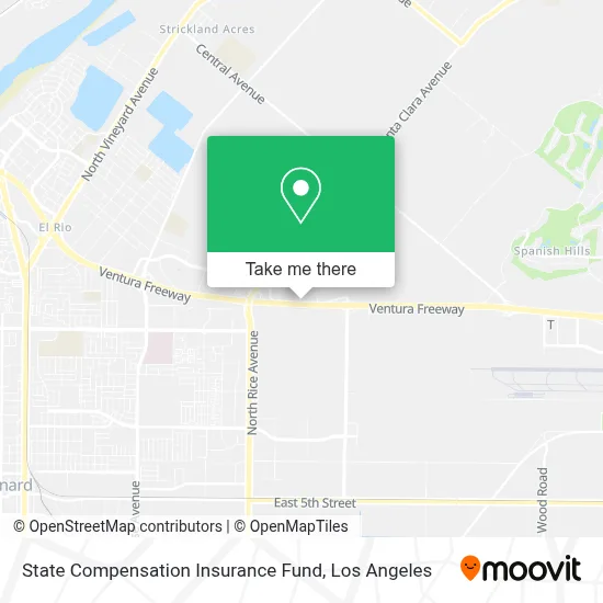 State Compensation Insurance Fund map