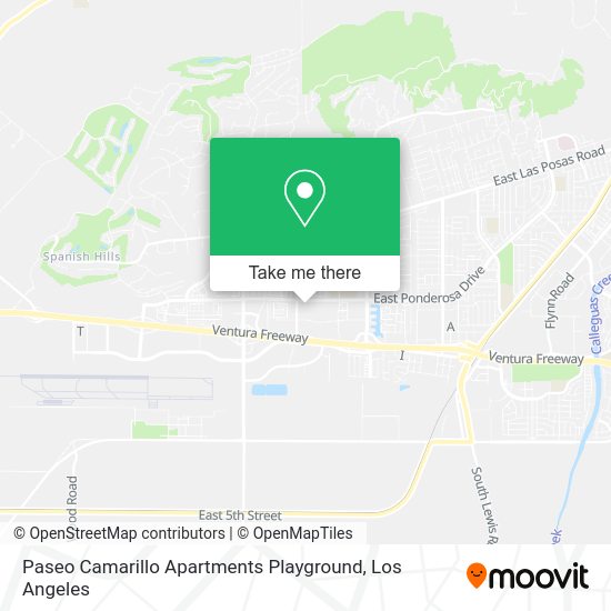 Paseo Camarillo Apartments Playground map