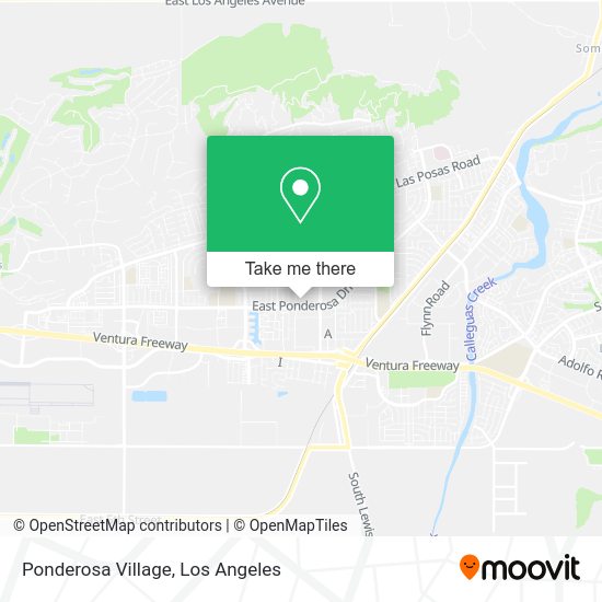 Mapa de Ponderosa Village