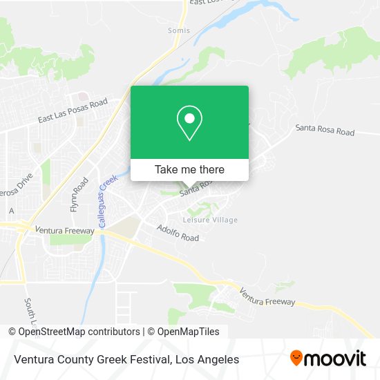 Ventura County Greek Festival map