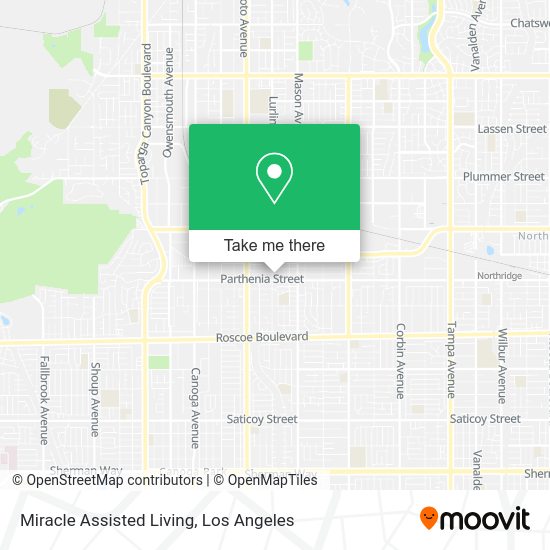 Mapa de Miracle Assisted Living
