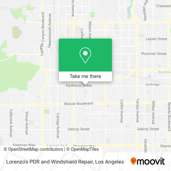 Mapa de Lorenzo's PDR and Windshield Repair
