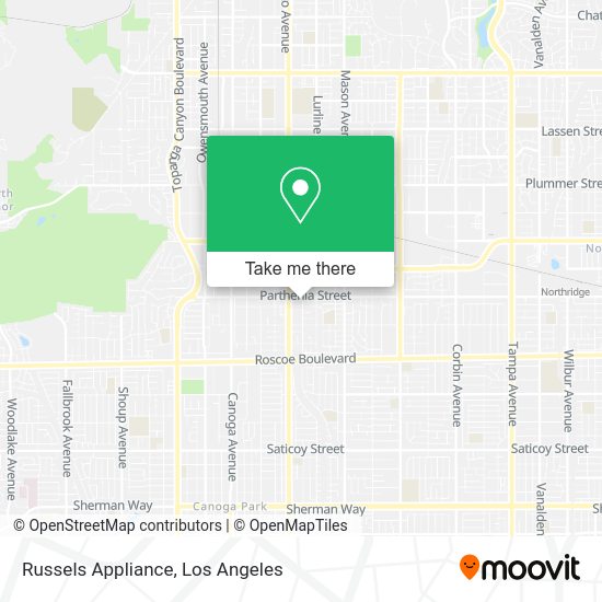 Russels Appliance map