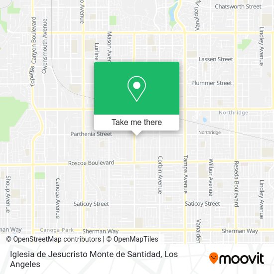 Iglesia de Jesucristo Monte de Santidad map