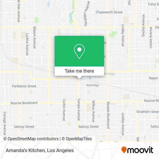 Amanda's Kitchen map