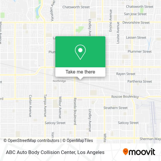 Mapa de ABC Auto Body Collision Center