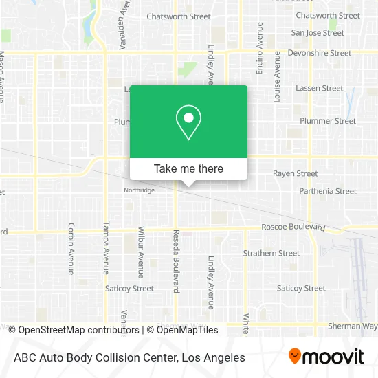 ABC Auto Body Collision Center map