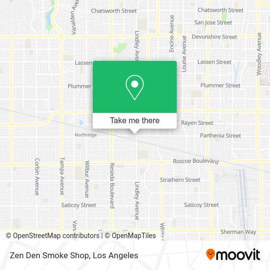 Zen Den Smoke Shop map