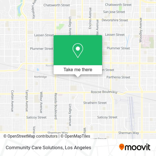 Community Care Solutions map