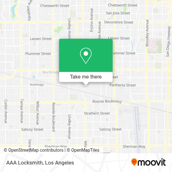 AAA Locksmith map