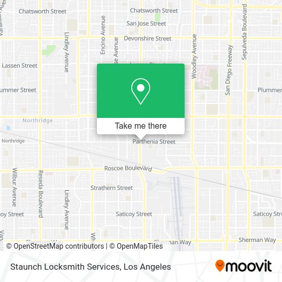 Mapa de Staunch Locksmith Services