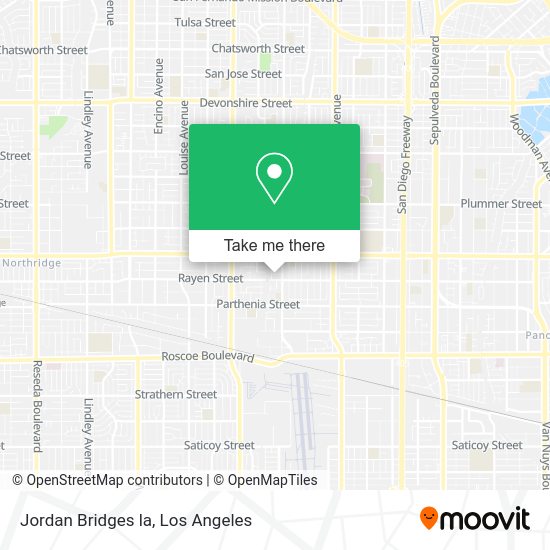 Jordan Bridges la map
