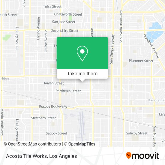Mapa de Acosta Tile Works