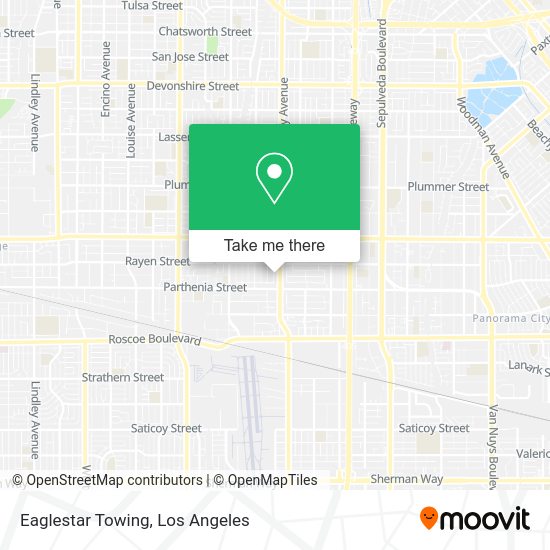 Eaglestar Towing map