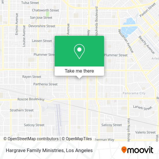 Hargrave Family Ministries map