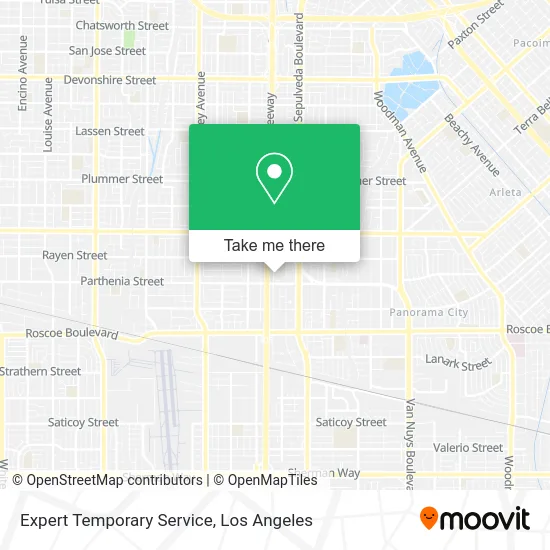 Expert Temporary Service map