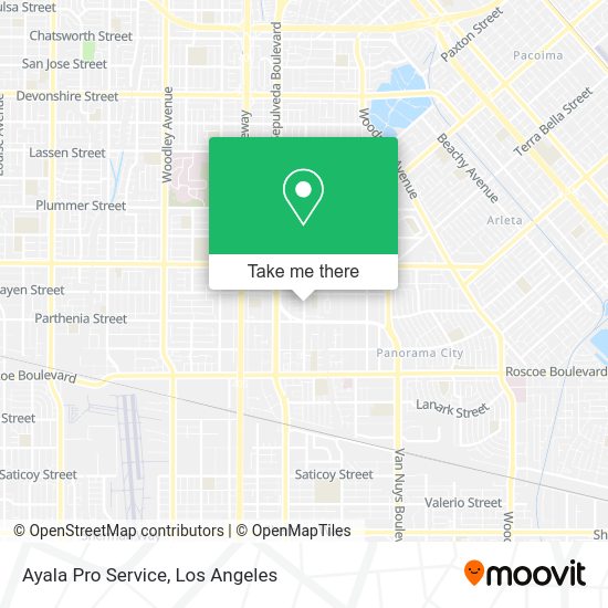 Mapa de Ayala Pro Service