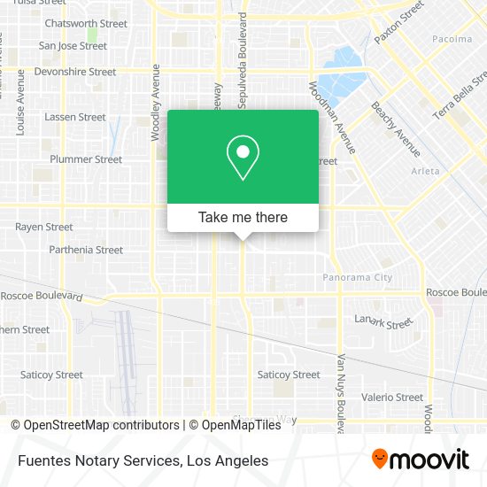 Mapa de Fuentes Notary Services
