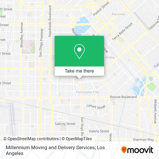 Mapa de Millennium Moving and Delivery Services