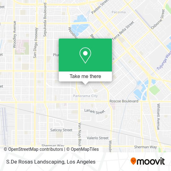 S.De Rosas Landscaping map