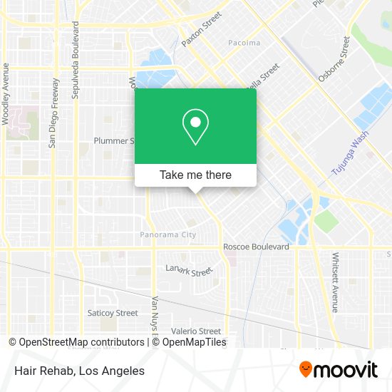 Mapa de Hair Rehab
