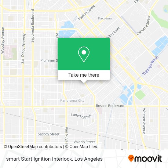 smart Start Ignition Interlock map