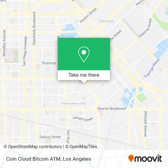 Coin Cloud Bitcoin ATM map