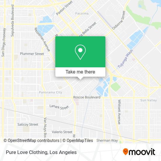 Pure Love Clothing map