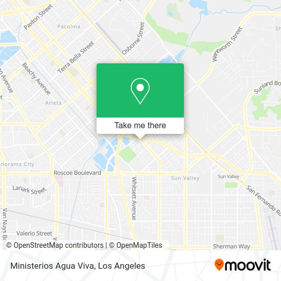 Ministerios Agua Viva map