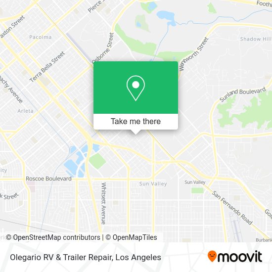 Mapa de Olegario RV & Trailer Repair