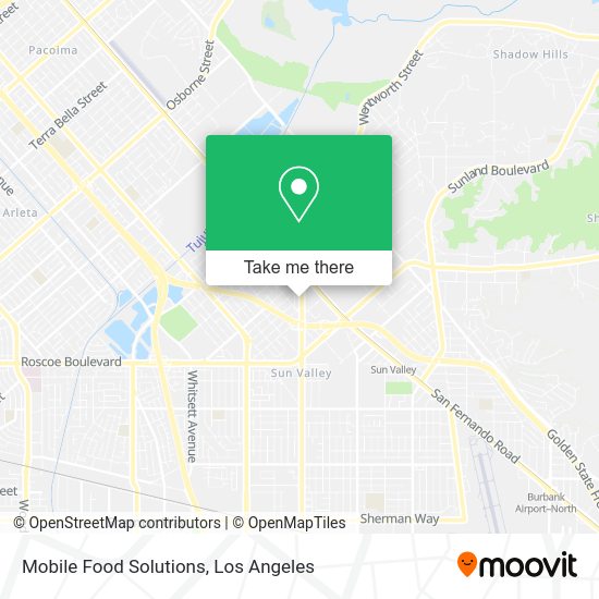 Mapa de Mobile Food Solutions