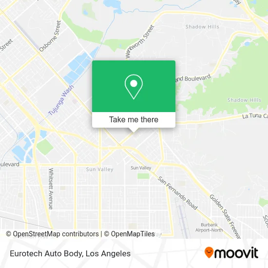 Eurotech Auto Body map