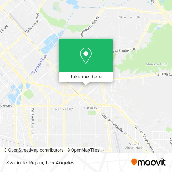 Sva Auto Repair map