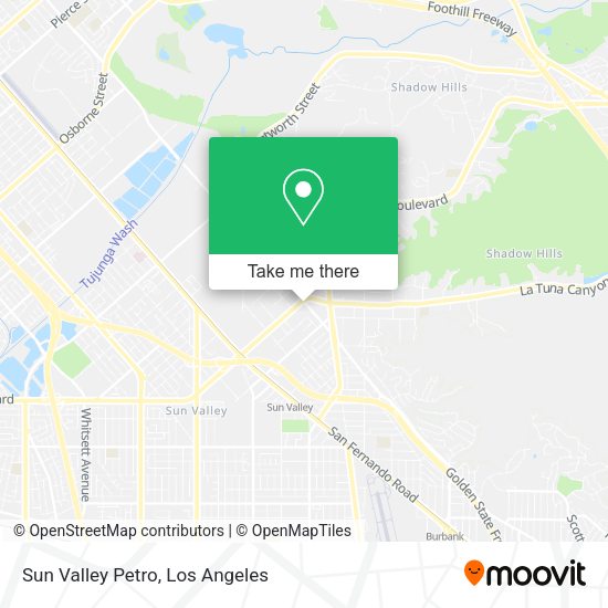 Sun Valley Petro map