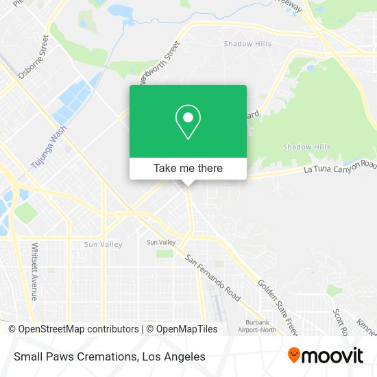 Small Paws Cremations map