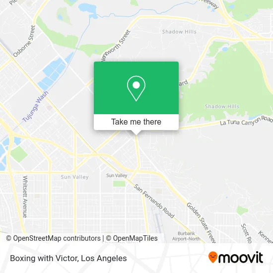 Boxing with Victor map