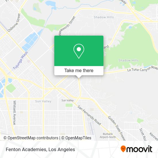 Mapa de Fenton Academies