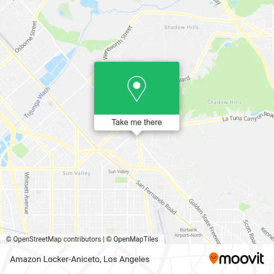 Amazon Locker-Aniceto map