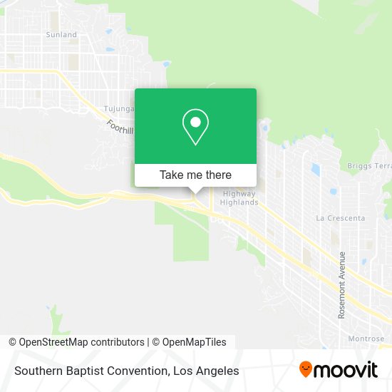 Southern Baptist Convention map