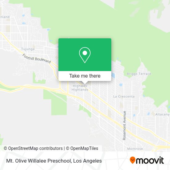 Mt. Olive Willalee Preschool map
