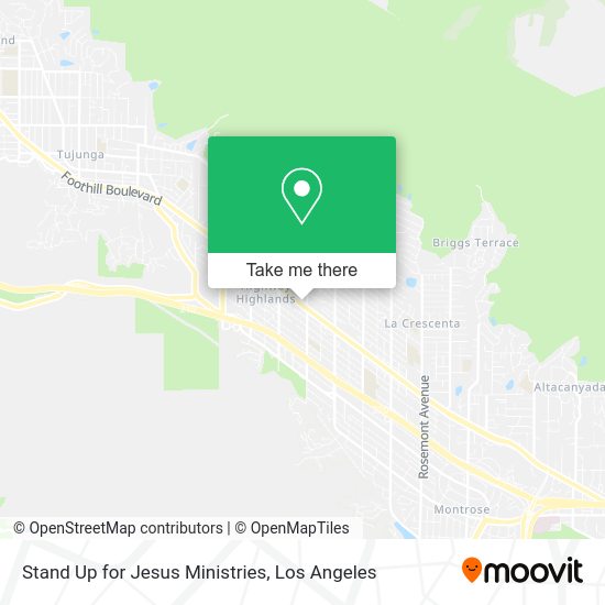 Mapa de Stand Up for Jesus Ministries