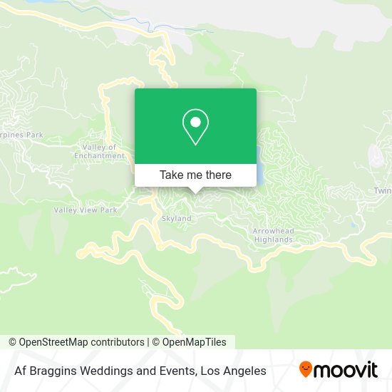 Af Braggins Weddings and Events map
